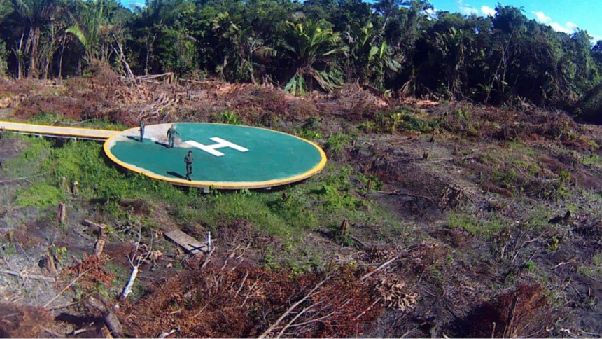 helipuerto en el Esequibo