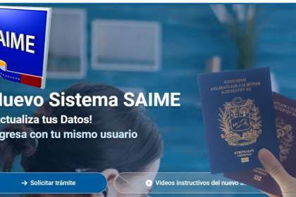 pasaporte SAIME