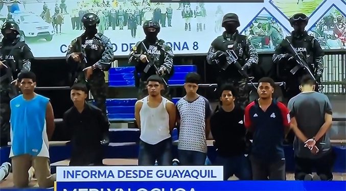 policia de ecuador toma el control y detiene a 13 ecuatorianos y un venezolano por toma de canal laverdaddemonagas.com detenidos por asalto al canal