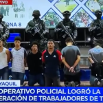 Policía de Ecuador detiene a 14 personas por asalto al canal TC