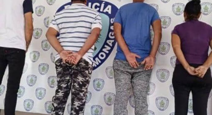 Polimonagas detuvo en el centro de Maturín a cuatro sujetos por el delito de usurpación