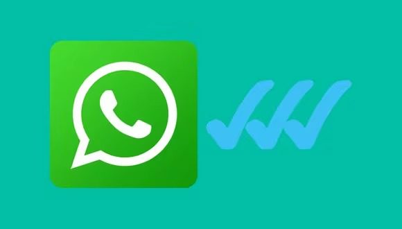 Triple tilde azul en WhatsApp
