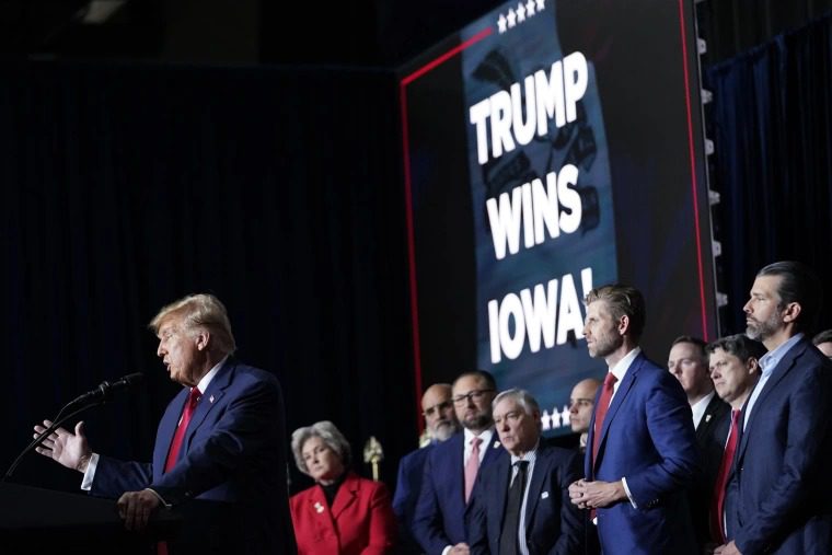 Trump gana los caucus en Iowa