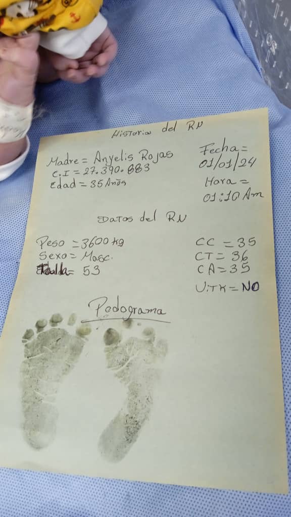 un varon es el primer monaguense nacido en 2024 laverdaddemonagas.com registro del baby
