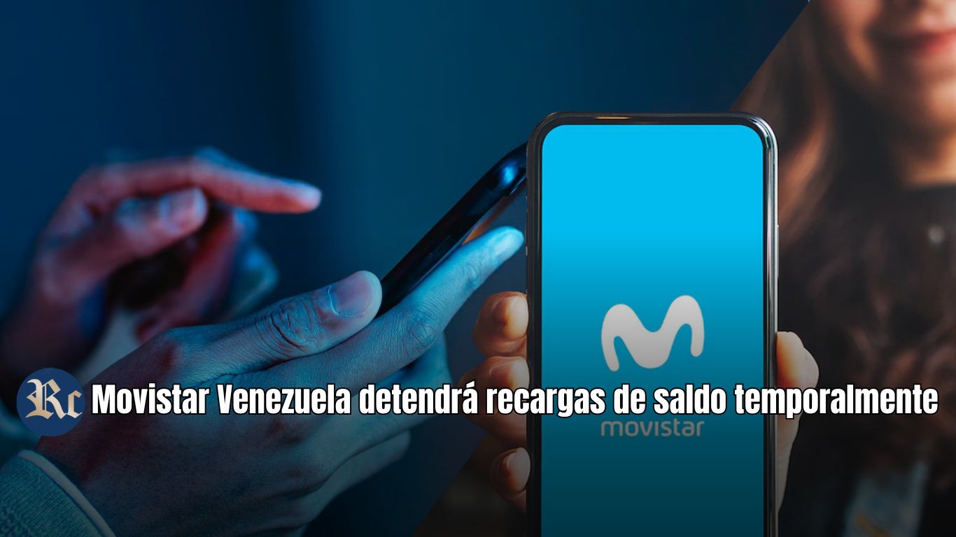 ¡Importante aviso para nuestros clientes! Movistar Venezuela suspenderá temporalmente la recarga de saldo