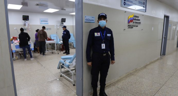 53 centros de salud serán resguardados por 300 funcionarios de seguridad