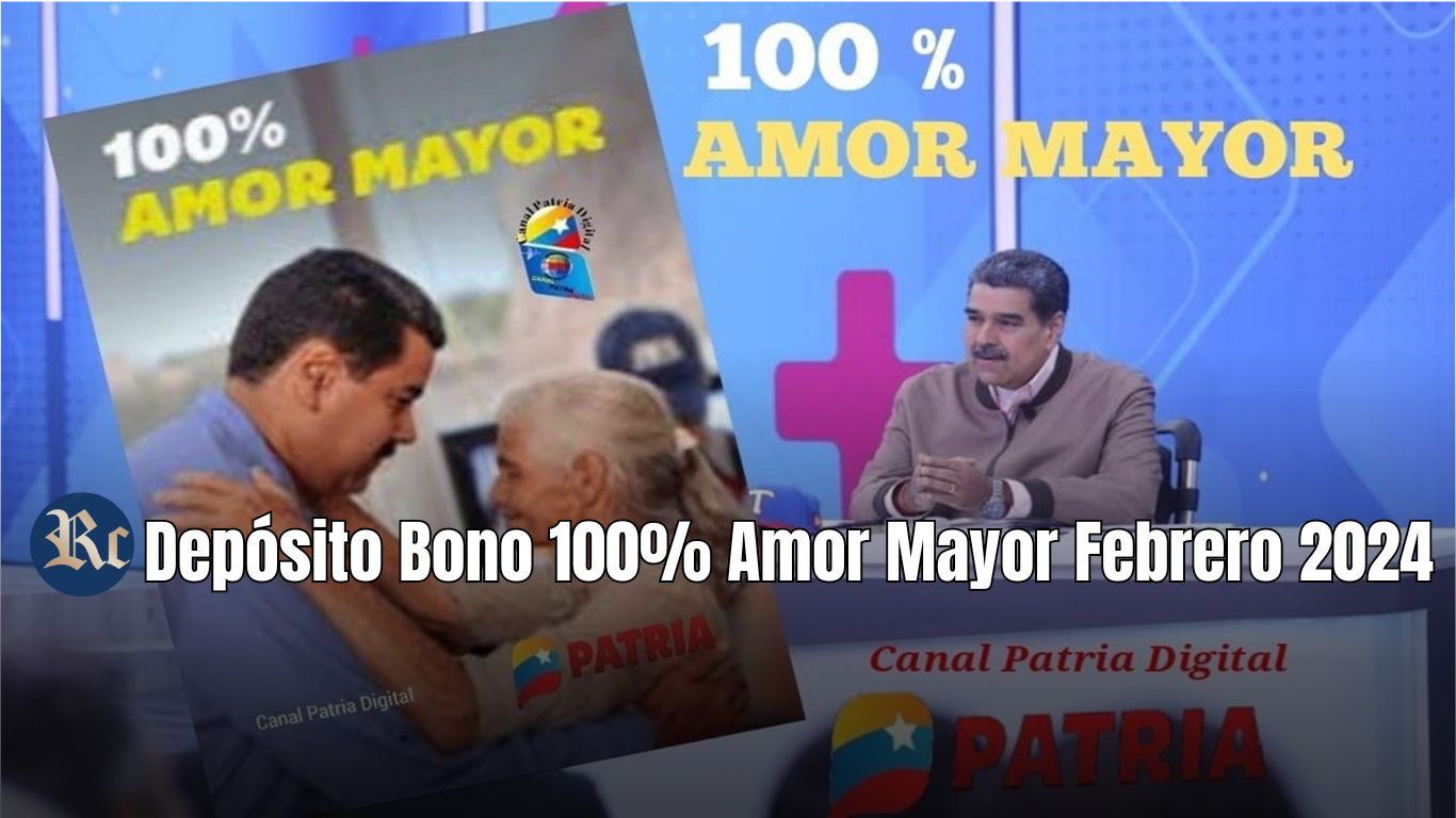 Comienza hoy el depósito del bono 100% Amor Mayor para febrero 2024.