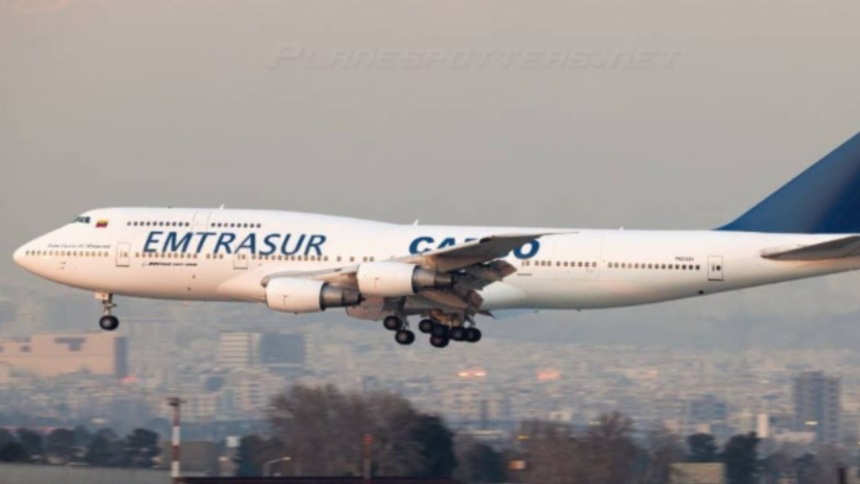 Avión venezolano de Emtrasur