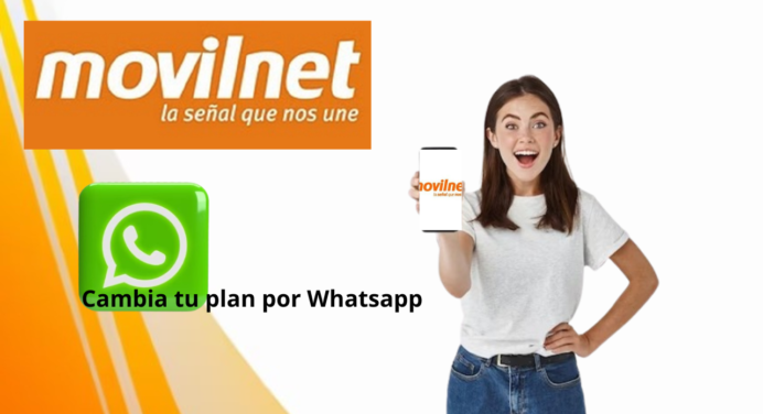 Cambio de plan MOVILNET desde tu Whatsapp. En 2 pasos  