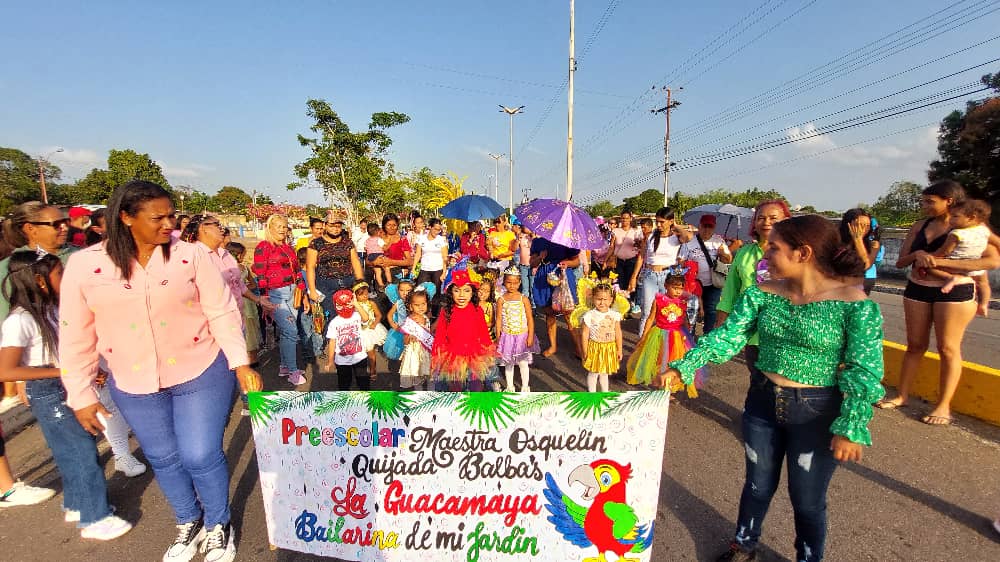 carnavales pedagogicos llenan de colorido y entusiasmo las calles de cedeno laverdaddemonagas.com cedeno3