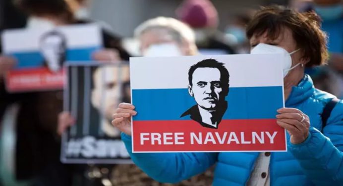 Centenares de detenidos en manifestaciones por Alexei Navalny en Rusia