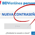 contraseña vencida de BDV