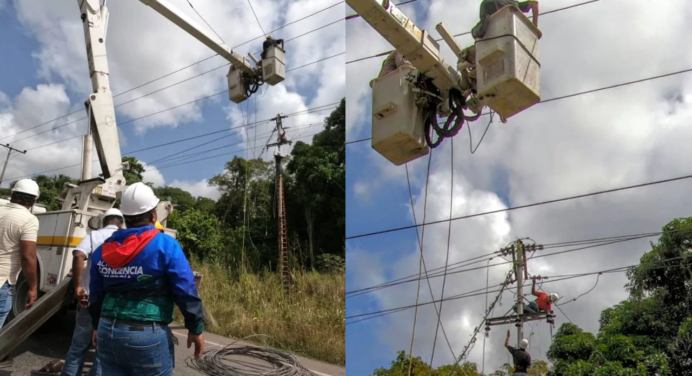 Corpoelec realizó labores integrales en el sector El Lechón al sur de Maturín (+FOTOS)