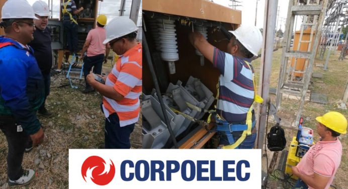 Corpoelec realizó mantenimiento y sustitución de elementos en la subestación Maturín