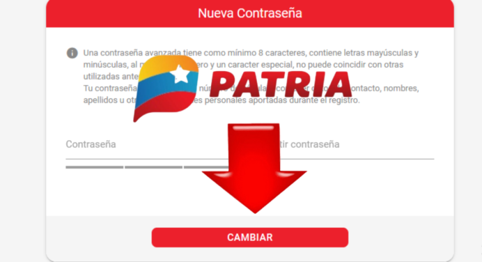 Entra a PATRIA y dale actualizar a tu clave para acceder a los BONOS. Aquí los detalles