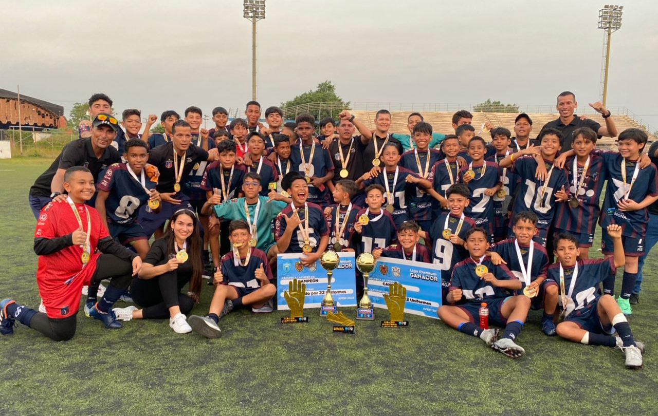 La Academia Monagas SC doble campeón de la Liga Premium