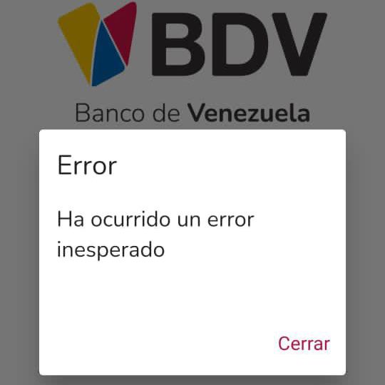 reportan falla en el servicio de pago móvil en Banco de Venezuela