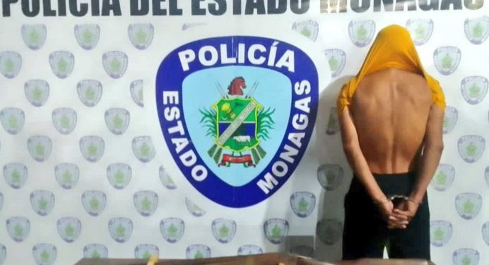 Polimonagas capturó a alias «Cara de Piedra» de la banda «Negro Mosqueda»