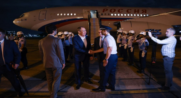 Lavrov llega a Río de Janeiro para participar en una reunión de cancilleres del G20