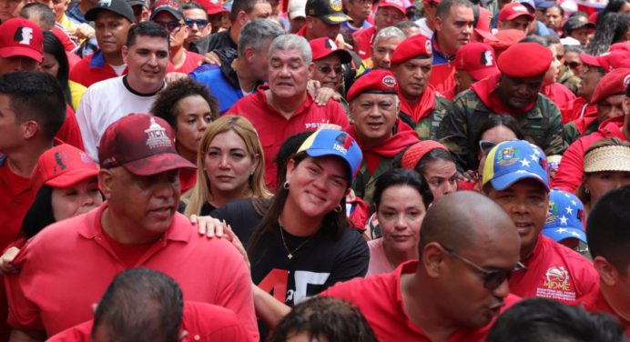 Monaguenses llegaron en caravana y marcharon en Caracas este 4-F