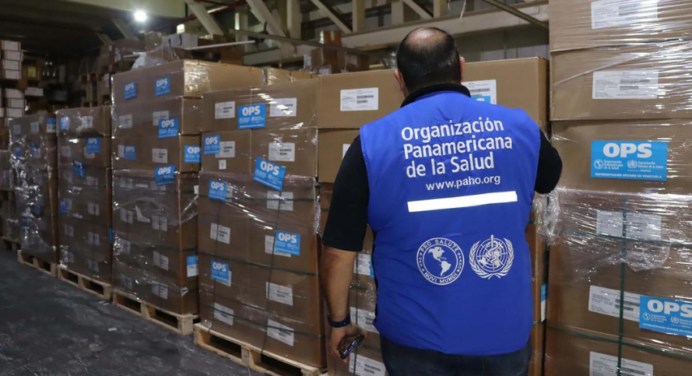 OMS entrega 63 toneladas de medicamentos para VIH y tuberculosis en Venezuela