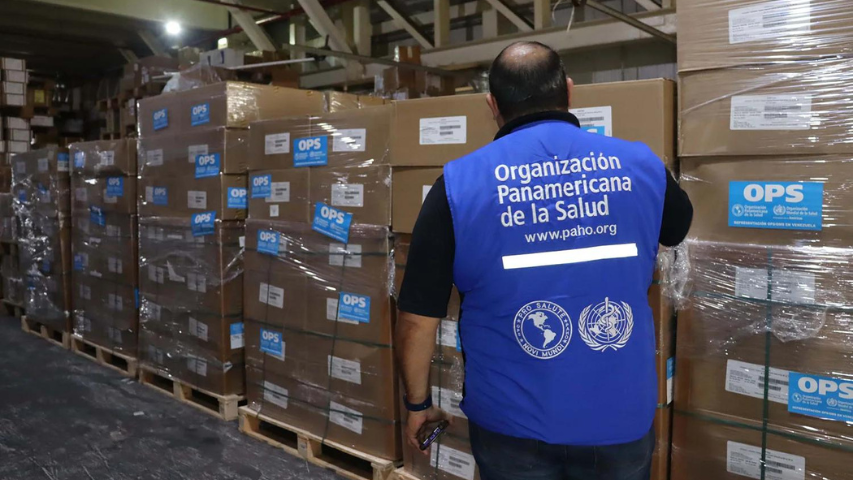 OMS entrega 63 toneladas de medicamentos para VIH y tuberculosis en Venezuela