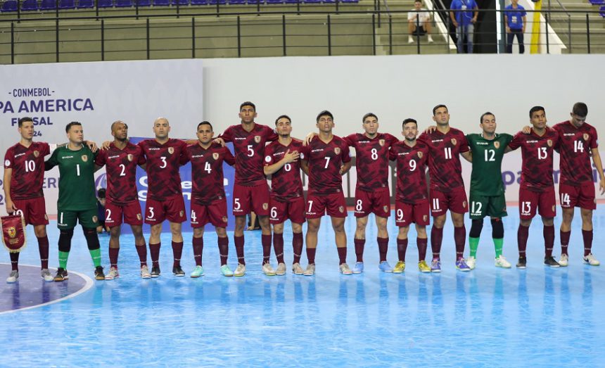 Vinotinto de Futsal selló su pase al Mundial 2024