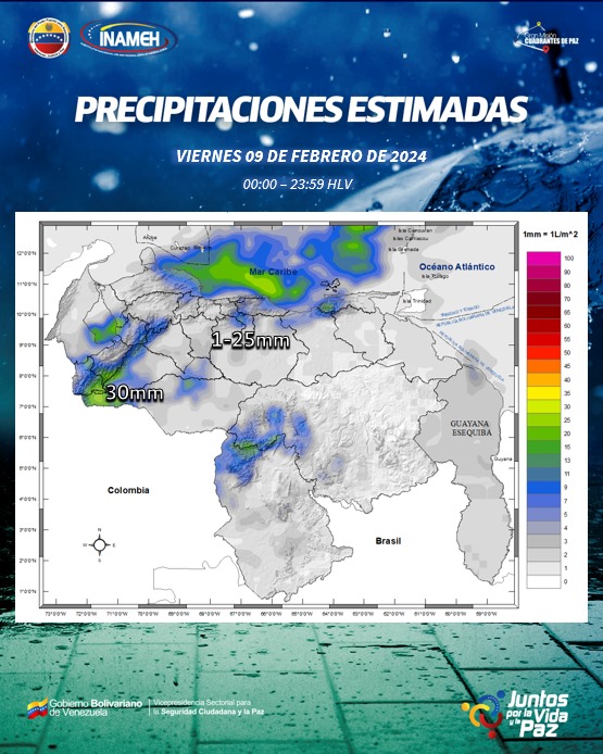 lluvias en diversas zonas 