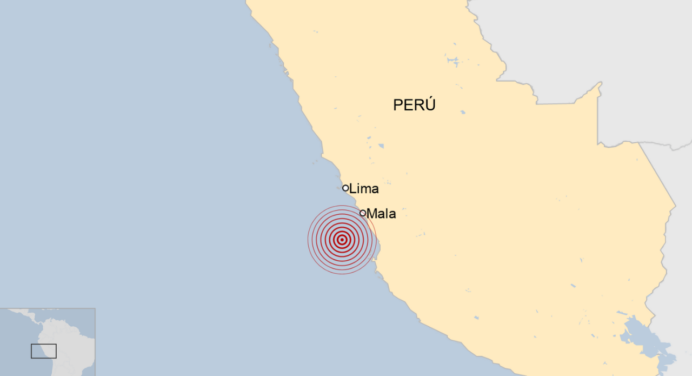 Sismo de 4,5 estremece el centro de Perú