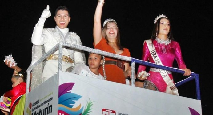 Súper Modelo Venezuela Georgio Mendoza dijo presente en el Carnaval de Maturín 2024