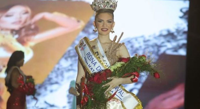 Yrene Palomo se alzó como Reina del Carnaval de Maturín 2024