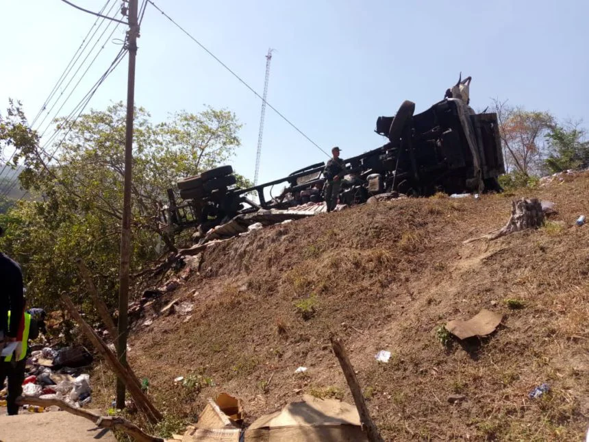 accidente de transito en guanaguana deja un muerto y dos heridos laverdaddemonagas.com img 20240328 wa0340