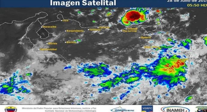 Aquí el pronóstico del Inameh para este #5Mar