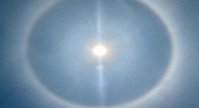 El Halo Solar que sorprendió a los venezolanos este 30 de marzo