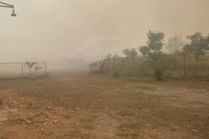 Incendio forestal en los alrededores del Aeropuerto de Maturín