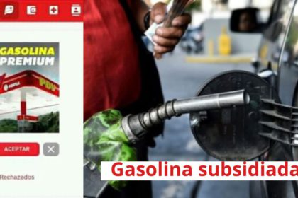 gasolina subsidiada con calendario