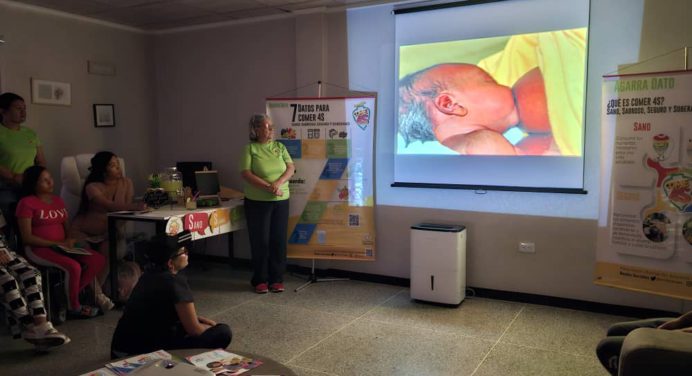 Immufa enseña a valorar la lactancia materna y la sana alimentación