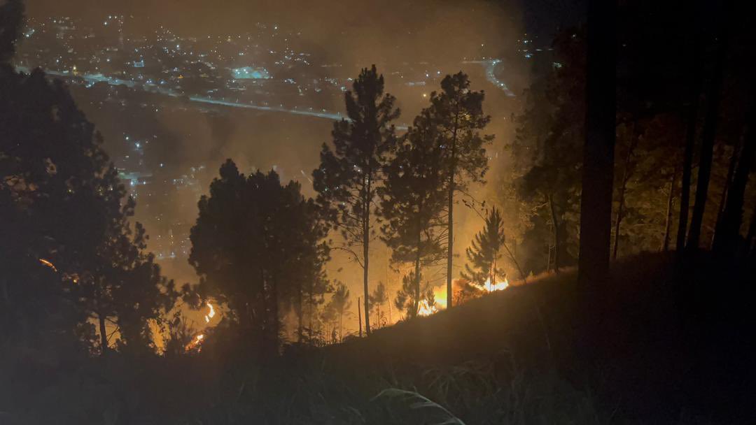 Incendio en Mérida