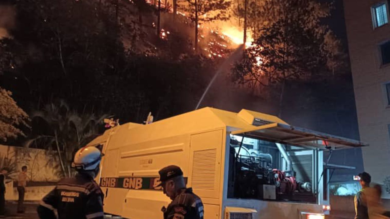 Incendio en Mérida.