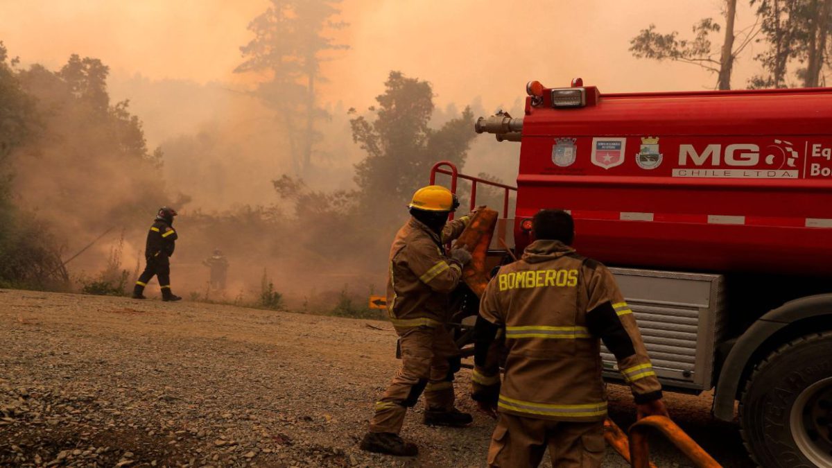 Incendios en Chile.