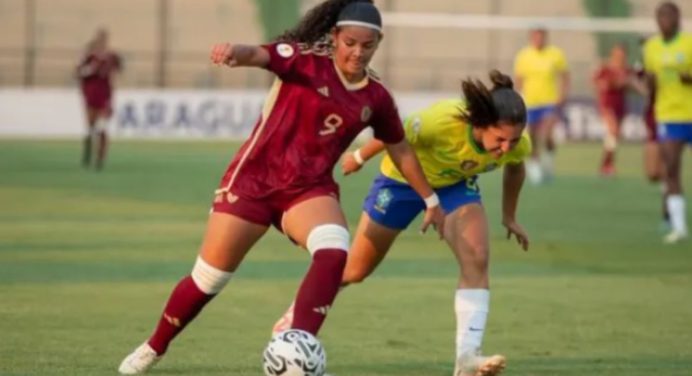 La Vinotinto Sub-17 Femenina cayó ante Brasil en su debut en el Sudamericano