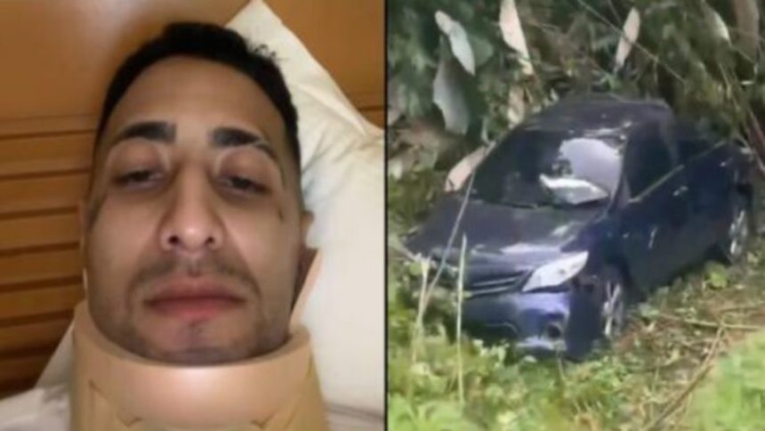 Accidente de tránsito que sufrió Neutro Shorty