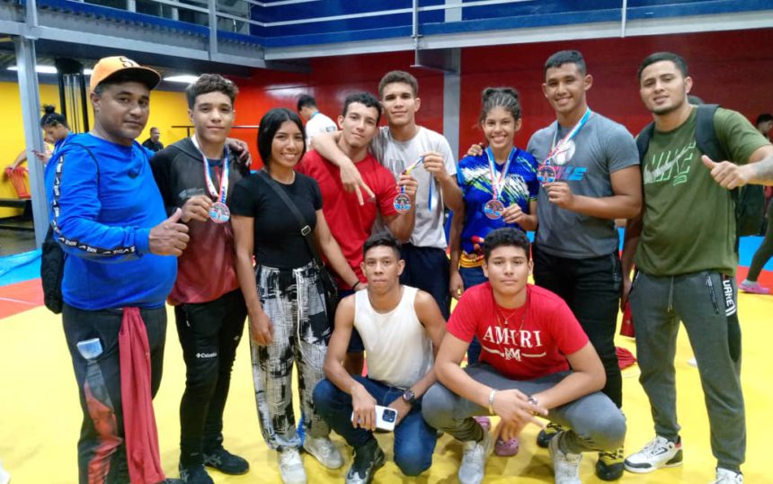 Delegación del estado Monagas destacó en el campeonato nacional de lucha olímpica