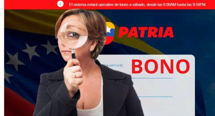 Métele el OJO a los montos de estos BONOS PATRIA