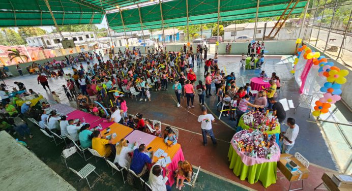 Plan «Amor en acción» atendió a más de 500 niños en Boquerón