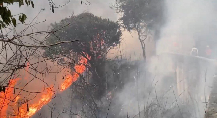 Reportan incendio en el Waraira Repano (+Video)