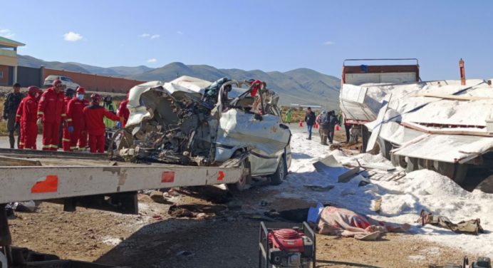 Accidente fatal en Bolivia deja 14 fallecidos y 2 heridos