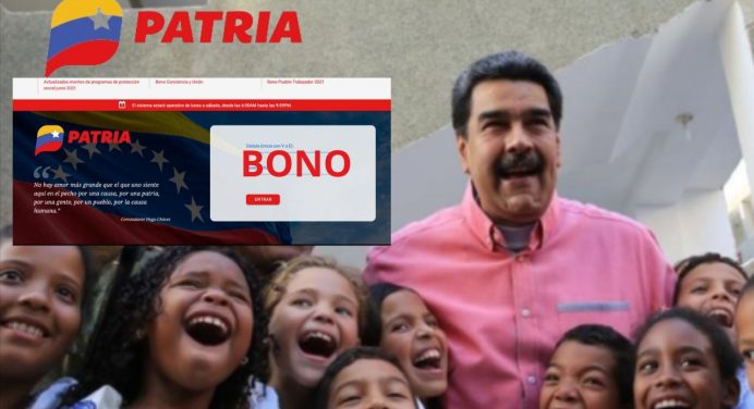 BONO PATRIA para los pequeños de la casa: Son Bs. 108 ¿Cómo obtenerlo?