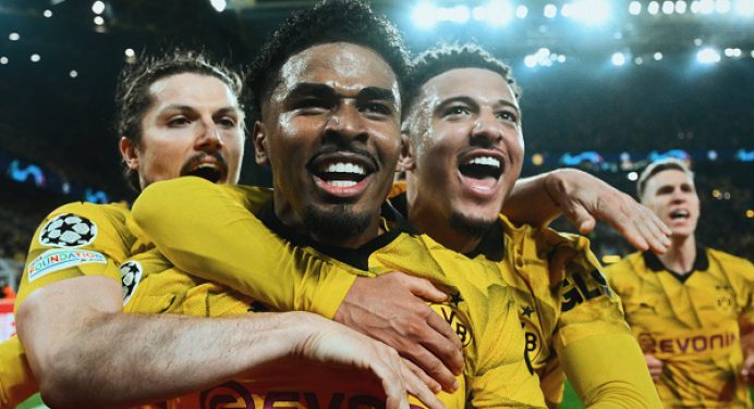 Borussia Dortmund se hizo fuerte en casa y eliminó al Atlético de Madrid