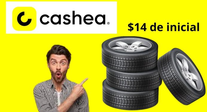 Con CASHEA compras cauchos nuevos con sólo $14 ¿Cómo? Aquí los detalles